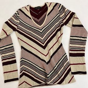 Chevron stripe sweater size XS